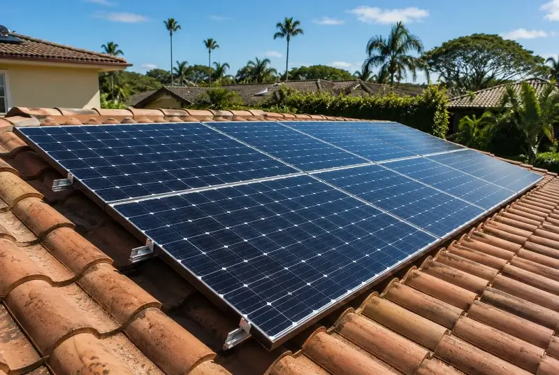 Installation de panneaux solaires à Robion